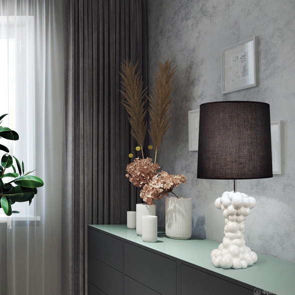 MKL-T3105 белая лампа настольная