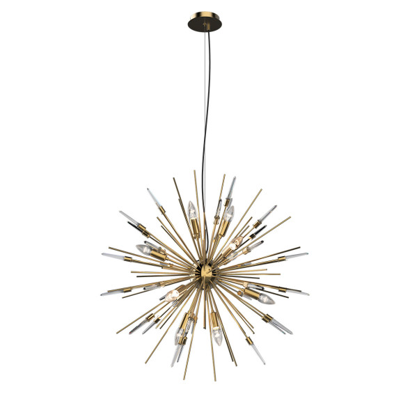 Люстра Delight Collection Boivin 12A gold/ clear crystal