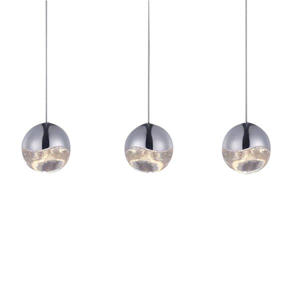 Подвесной светильник Delight Collection Globo 3 nickel