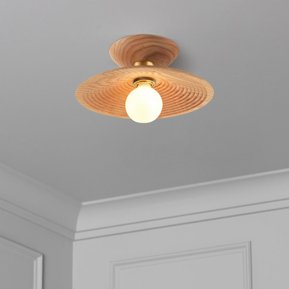 Потолочный Светильник Elsa C Латунь + Черный Орех