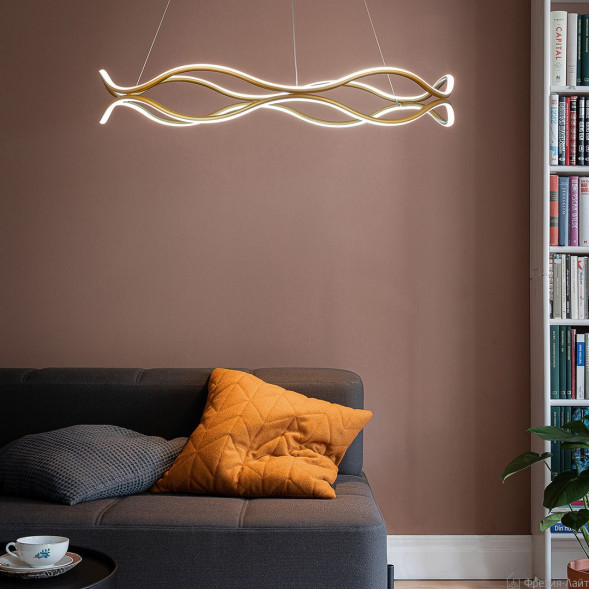 1209 gold люстра подвесная