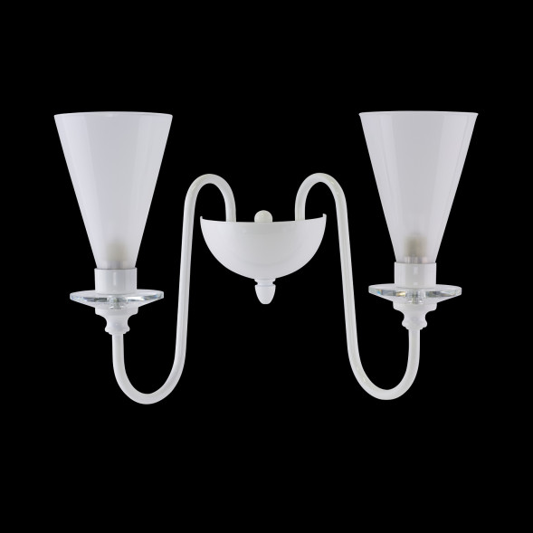 Бра С Двумя Стеклянными Плафонами В Форме Конуса Avril Wall