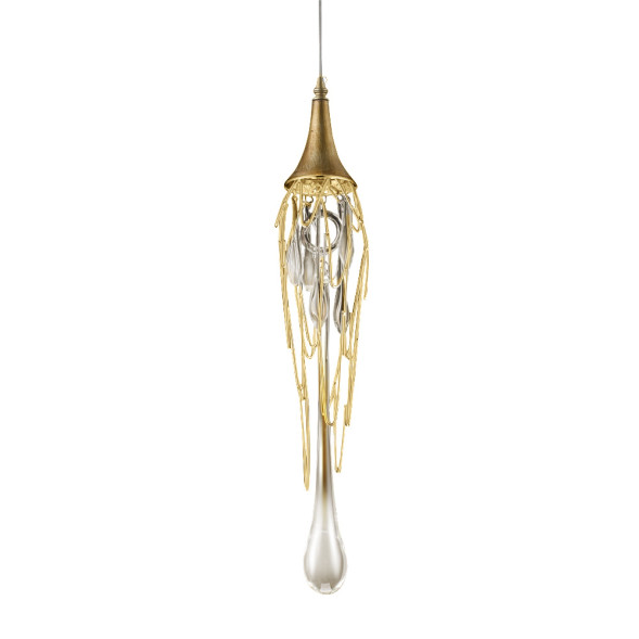 Подвесной светильник Delight Collection Goddess Tears 1 gold