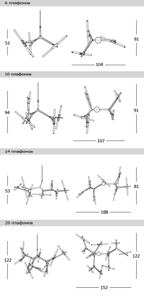 Люстра Agnes 6