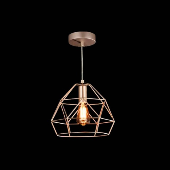 Подвесной Светильник С Металлическим Плафоном Из Тонких Прутьев Fras