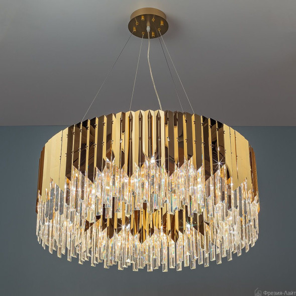 1303 gold люстра подвесная