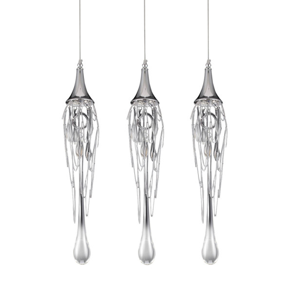 Подвесной светильник Delight Collection Goddess Tears 3 chrome