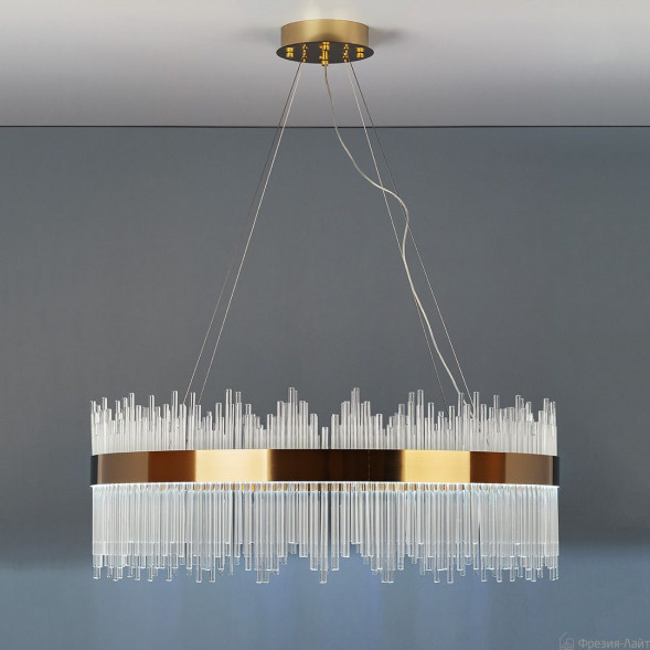 1302 gold люстра подвесная
