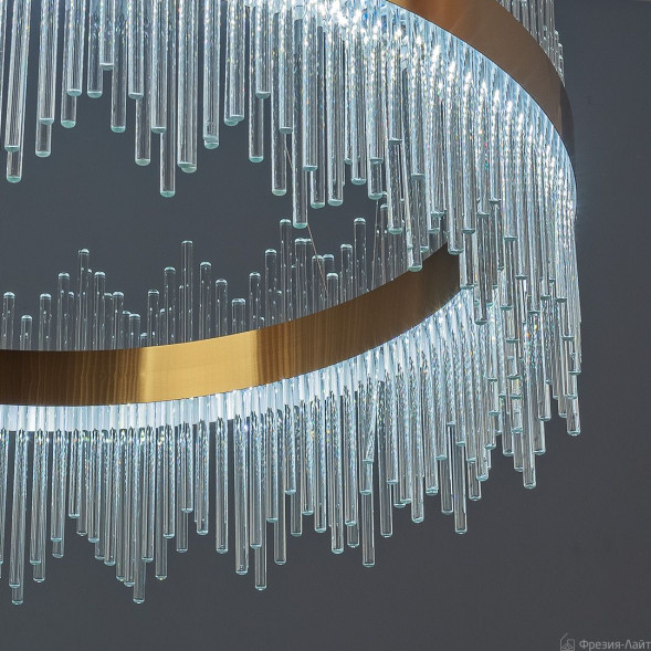 1302 gold люстра подвесная