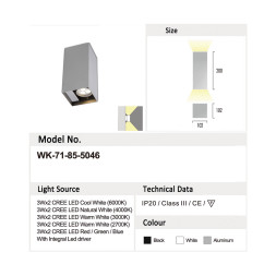 Спот Delight Collection 71-85-5046 warm white silver