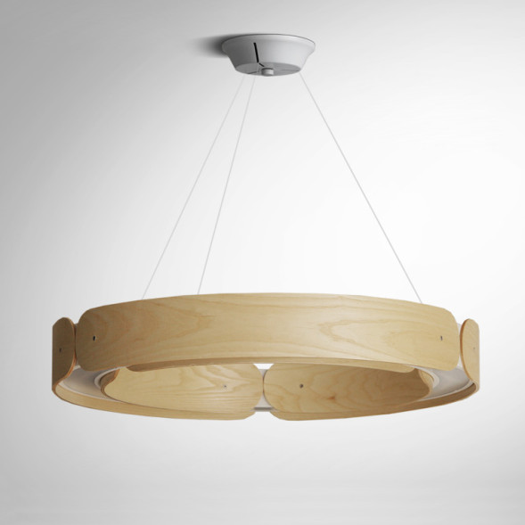 Подвесной Кольцевой Светильник Range 1 D70  Light Wood