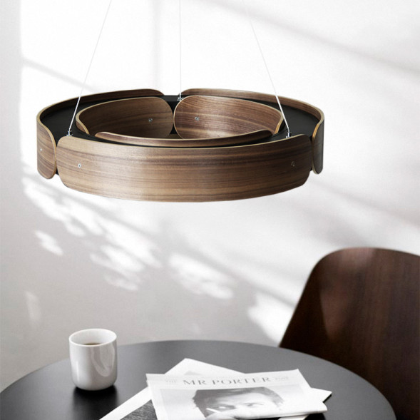 Подвесной Кольцевой Светильник Range 1 D70  Light Wood