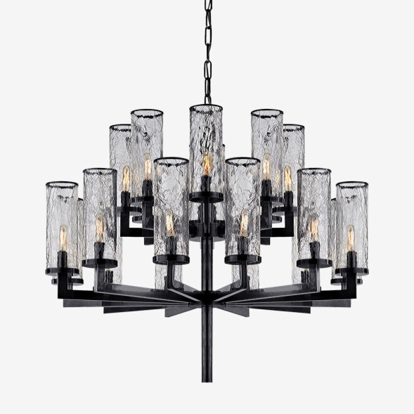 K&amp;Amp;W Liaison Two-Tier Chandelier 18 K&amp;Amp;W Черный