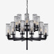 K&amp;Amp;W Liaison Two-Tier Chandelier 18 K&amp;Amp;W Черный