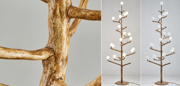 Торшер Tree Branch Floor Lamp Vertical