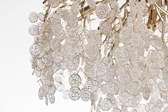 Люстра Tenera круглая шампань 86-9018/1000