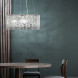 1035 хром люстра подвесная