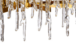 Люстра TIARA латунь/стекло прозрачное K2KG1102P-7A