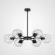 Люстра На Штанге Marine B 6 Black/Transparent