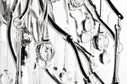 Люстра подвесная &quot;Капли&quot; круглая (хром) 86-8015/450S