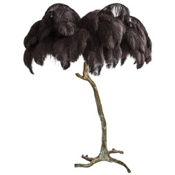 Торшер Страусиные Перья Feather Lamp A Modern Grand Tour Черный
