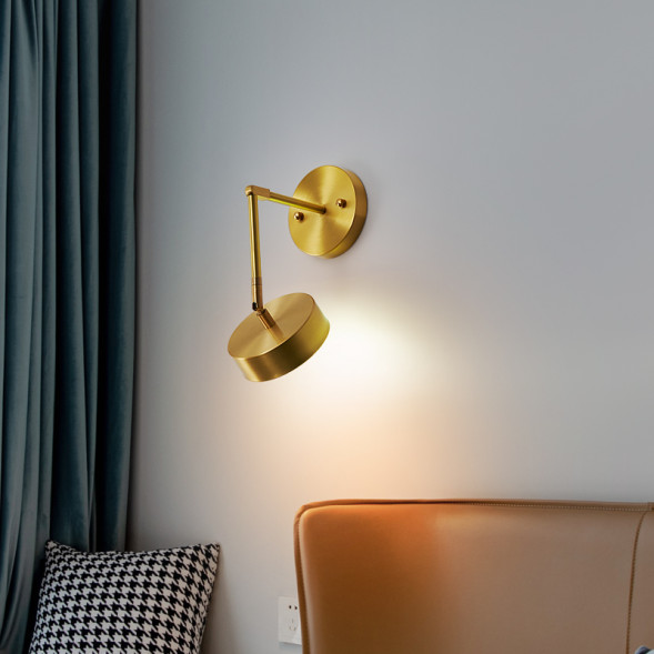 Светодиодный Настенный Светильник С Регулировкой Наклона Плафона Tenn Wall