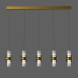 Подвесной светильник Delight Collection MD22001004-5A gold