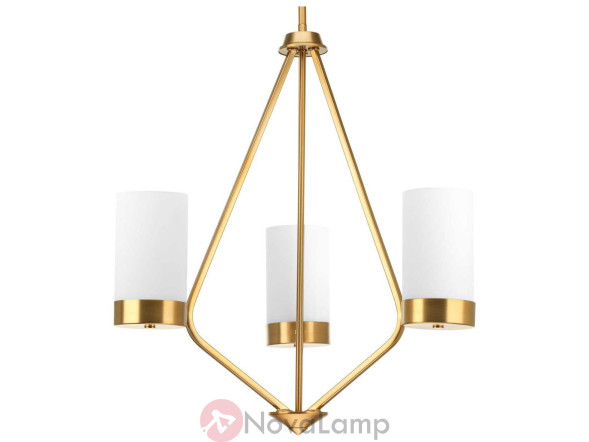 Люстра Progress Lighting Elevate Brushed Bronze Three-Light Wide Mini Chandelier