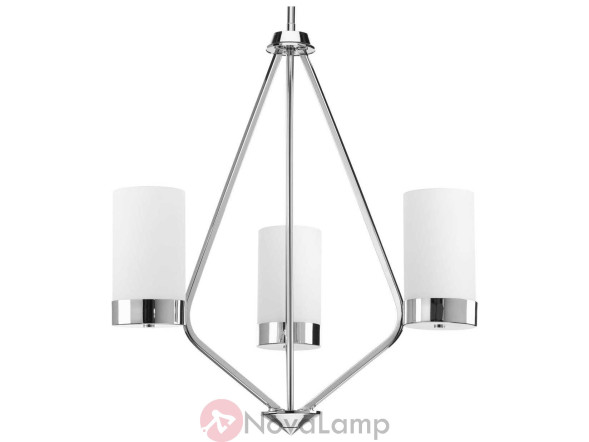 Люстра Progress Lighting Elevate Polished Chrome Three-Light Wide Mini Chandelier