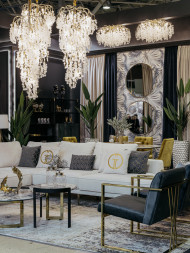 Люстра каскадная Neve шампань 86-9016/1000