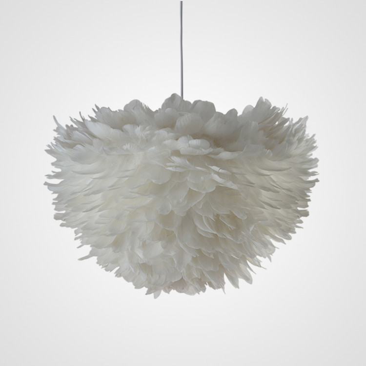 Люстра Из Перьев В Скандинавском Стиле Feathers D40 White – купить в ...