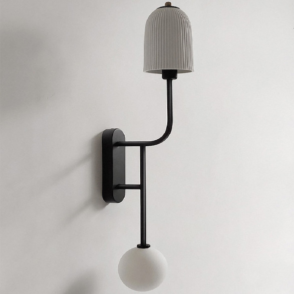 Настенный Светильник С Двумя Плафонами Разного Типа Olly B Wall