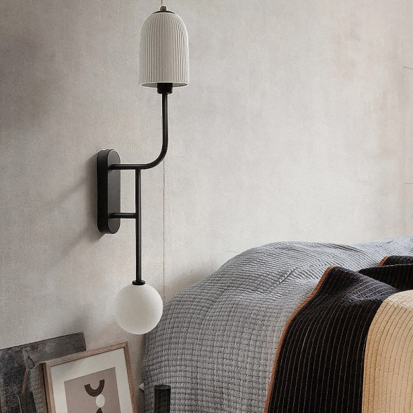 Настенный Светильник С Двумя Плафонами Разного Типа Olly B Wall