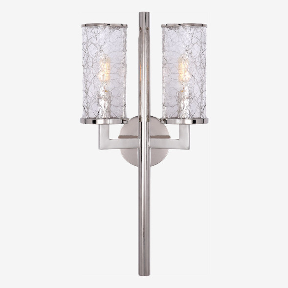 Бра Liaison Double Arm Sconce Хром