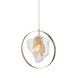 Подвесной светильник Delight Collection P60669-1 gold/clear