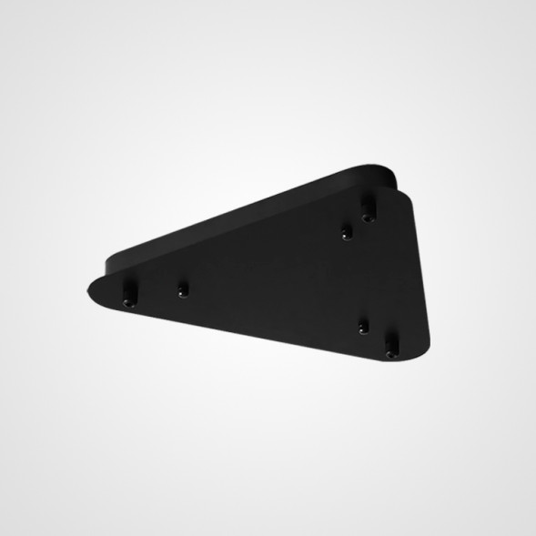 Основание На Потолок Beat Black Trio Round Pendant System Черный