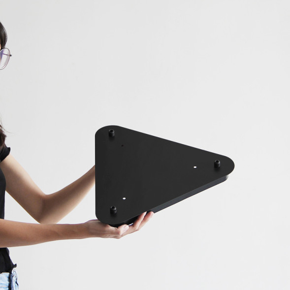 Основание На Потолок Beat Black Trio Round Pendant System Черный