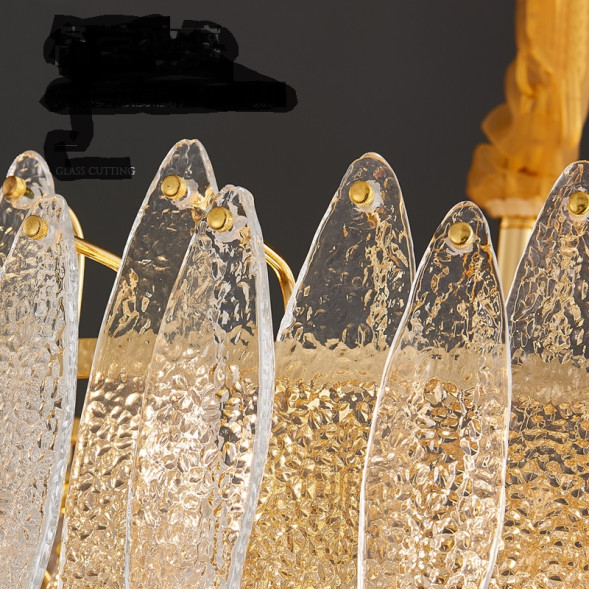 Подвесной Светодиодный Светильник С Тремя Стеклянными Шарообразными Плафонами Внутри Подвеса В Виде Капли Collin