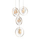 Подвесной светильник Delight Collection P60669-4 gold/clear